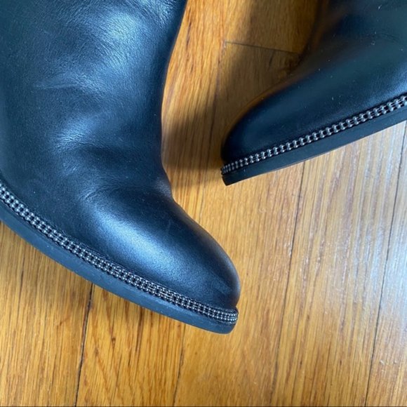 Franco Sarto Liliana Black Boots Size 7 - Picture 5 of 7